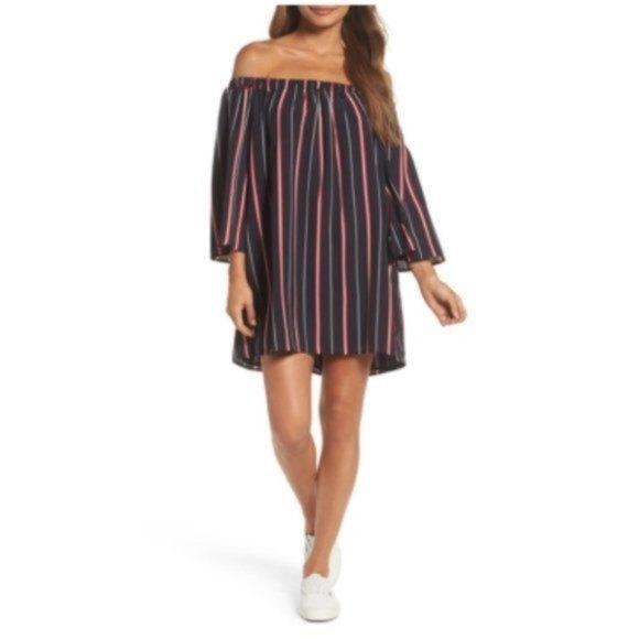 French Connection Dresses & Skirts - French Connection Hasan Off-the-Shoulder Mini Dress Size M NWT